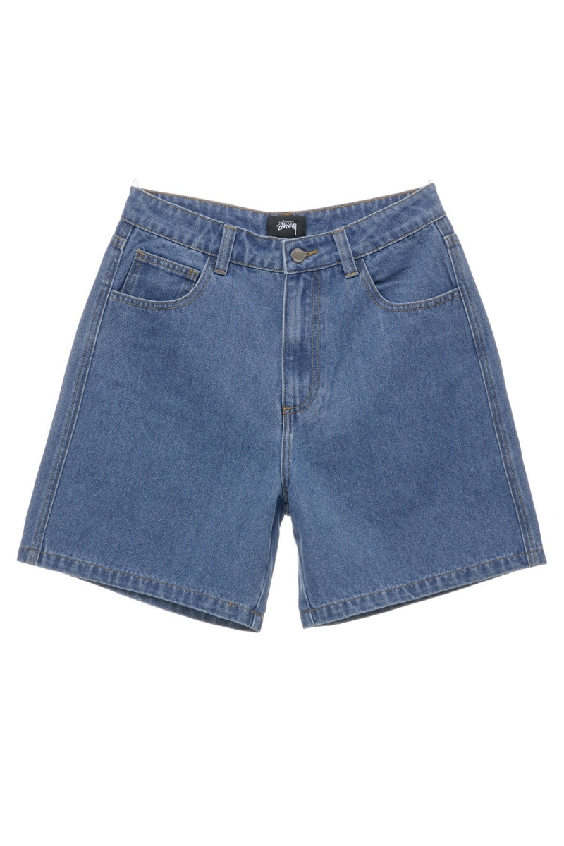 Stüssy Stussy Kort Shorts & Pants Dames Blauw | SS85-I7-YM