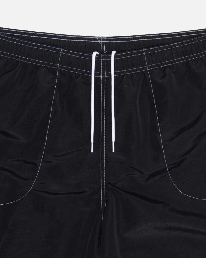 Stüssy Surfman Patch Water Kort Swim Bottom Heren Zwart | RN57-Q5-SJ