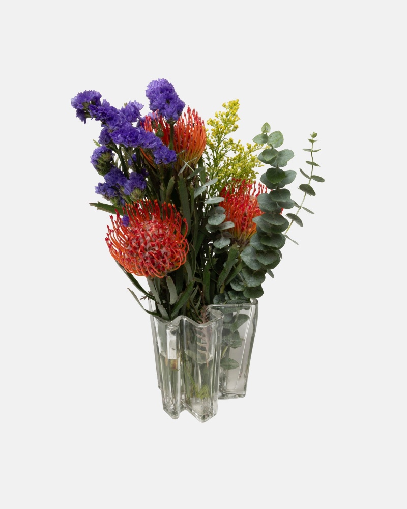 Stüssy Surfman Vase Novelty Home Unisex Clear | NC78-V7-UA