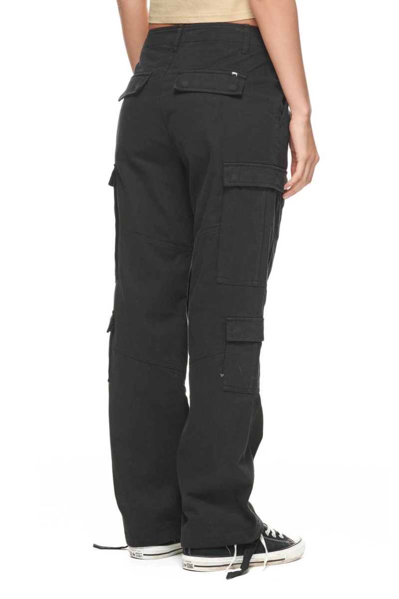 Stüssy Surplus Cargo Pant Shorts & Pants Dames Zwart | OL59-U7-PZ