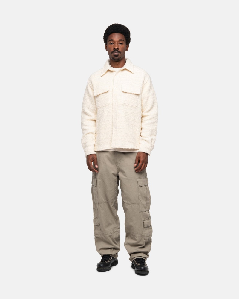 Stüssy Surplus Cargo Ripstop Broek Unisex Olijfgroen | VK74-T5-QF