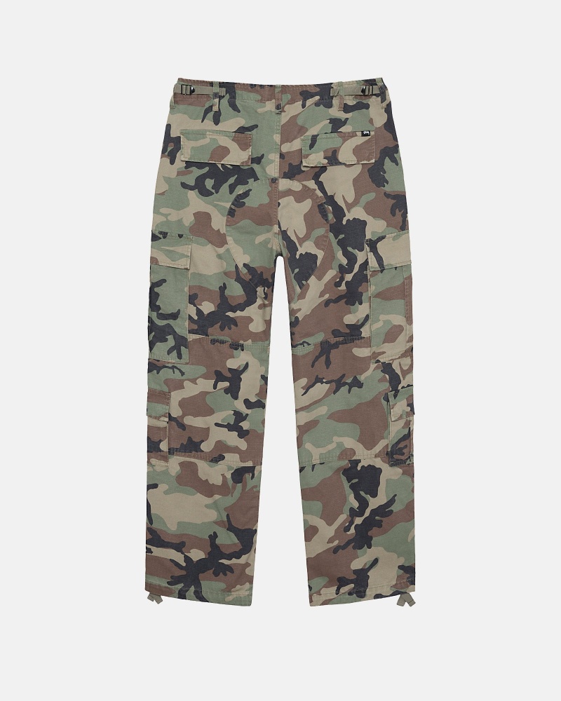 Stüssy Surplus Cargo Ripstop Broek Unisex Camo | BX62-C9-WF