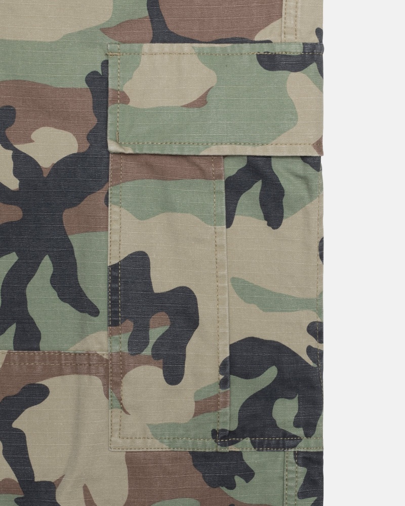 Stüssy Surplus Cargo Ripstop Broek Unisex Camo | BX62-C9-WF