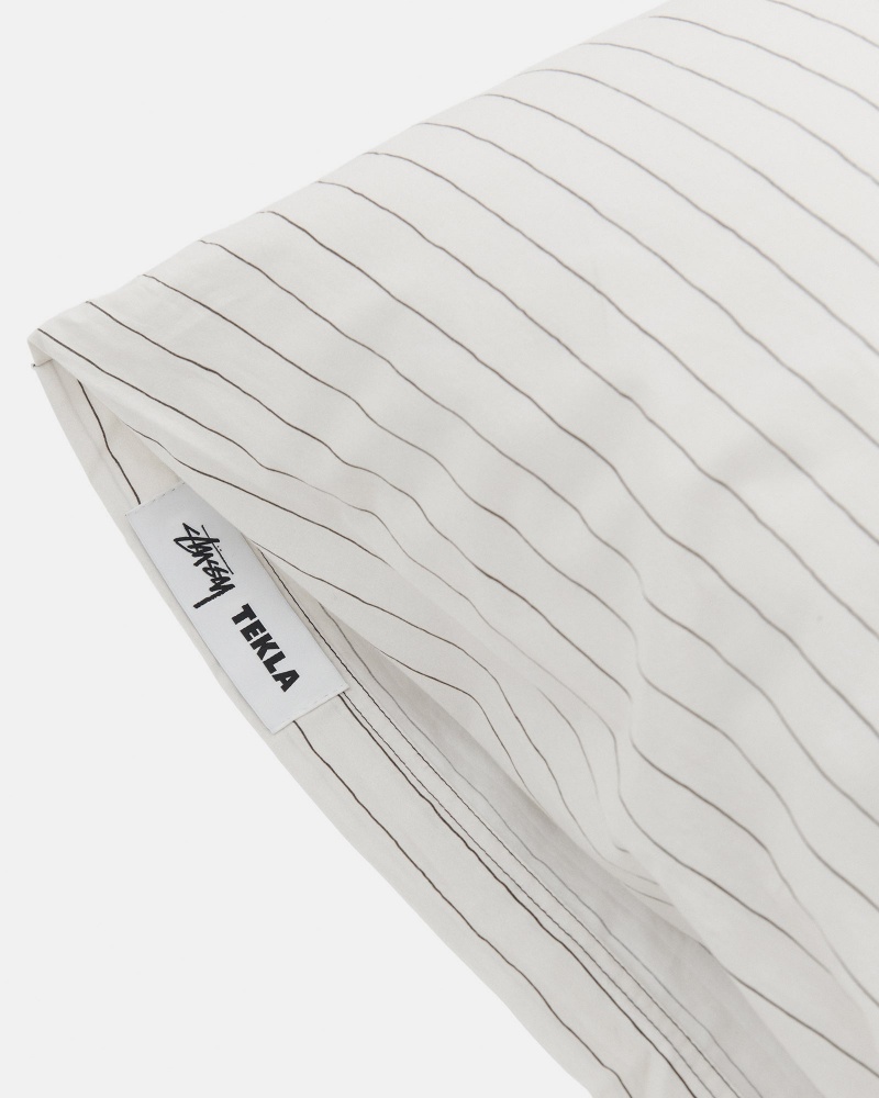 Stüssy Tekla Percale Pillow Sham Novelty Home Unisex Strepen | VL80-B3-PN