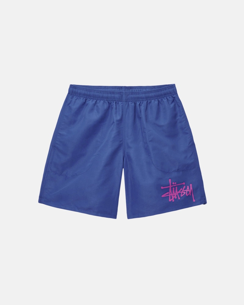 Stüssy Water Kort Big Basic Swim Bottom Unisex Koningsblauw | KX96-E4-AD