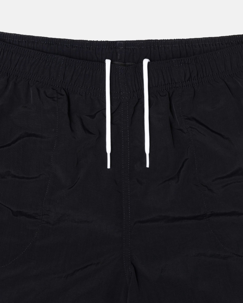 Stüssy Water Kort Stock Swim Bottom Unisex Zwart | BJ36-I6-IX