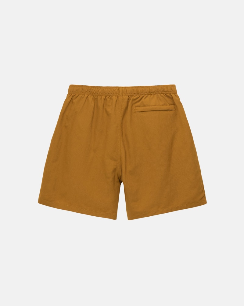 Stüssy Water Kort Stock Swim Bottom Unisex Coyote | TM07-J2-HL