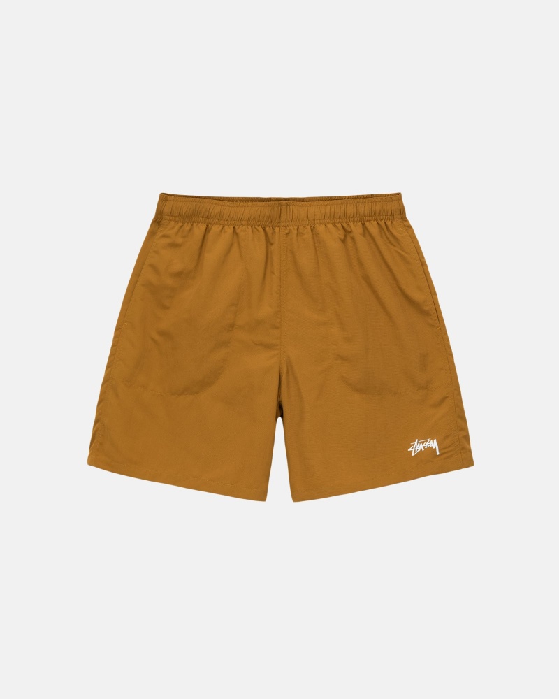 Stüssy Water Kort Stock Swim Bottom Unisex Coyote | TM07-J2-HL