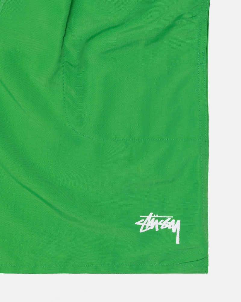 Stüssy Water Kort Stock Swim Bottom Unisex Groen | QC91-H4-CQ