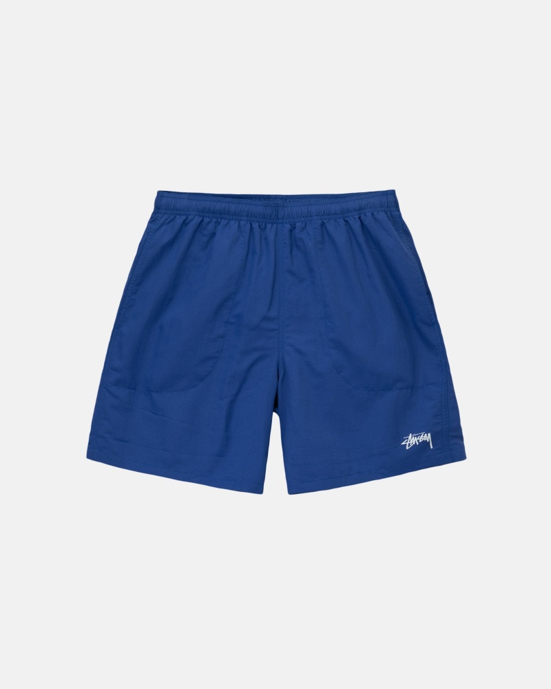 Stüssy Water Kort Stock Swim Bottom Unisex Cobalt | BS57-O7-IM