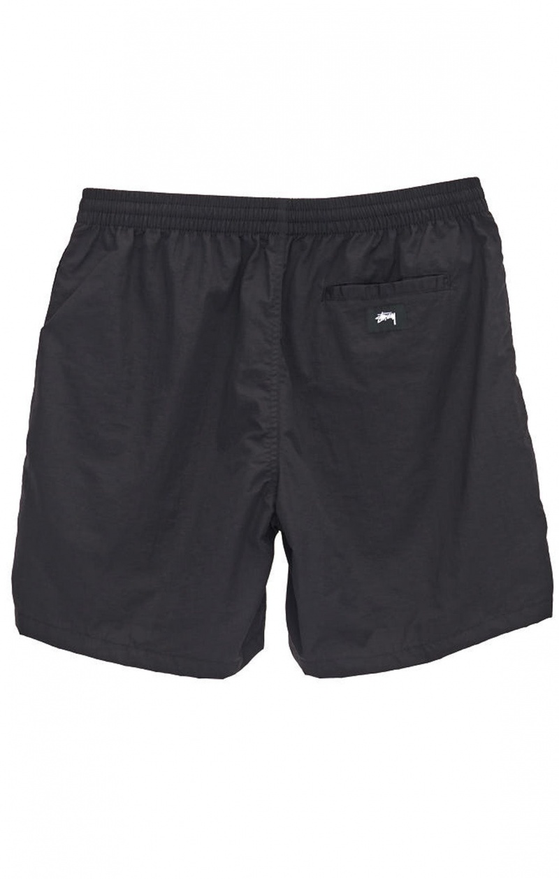 Stüssy Water Long Beachshort Korte Broek Heren Zwart | YE29-D2-LX