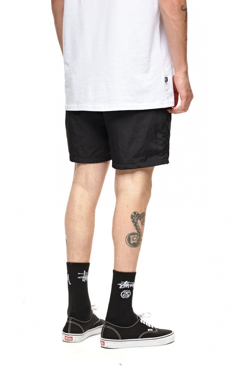 Stüssy Water Long Beachshort Korte Broek Heren Zwart | YE29-D2-LX