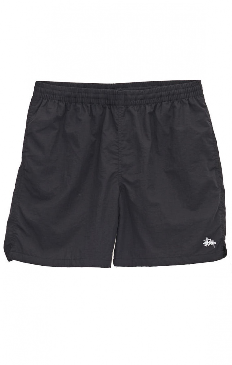 Stüssy Water Long Beachshort Korte Broek Heren Zwart | YE29-D2-LX