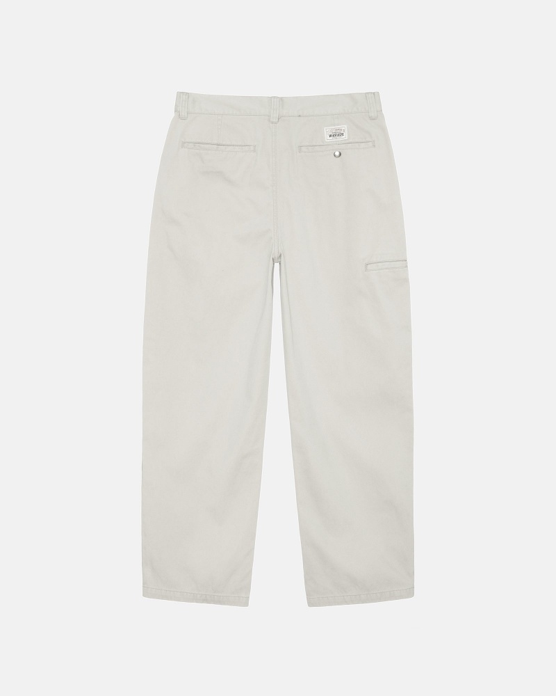 Stüssy Workgear Trouser Twill Broek Unisex Putty | RD08-X6-GJ