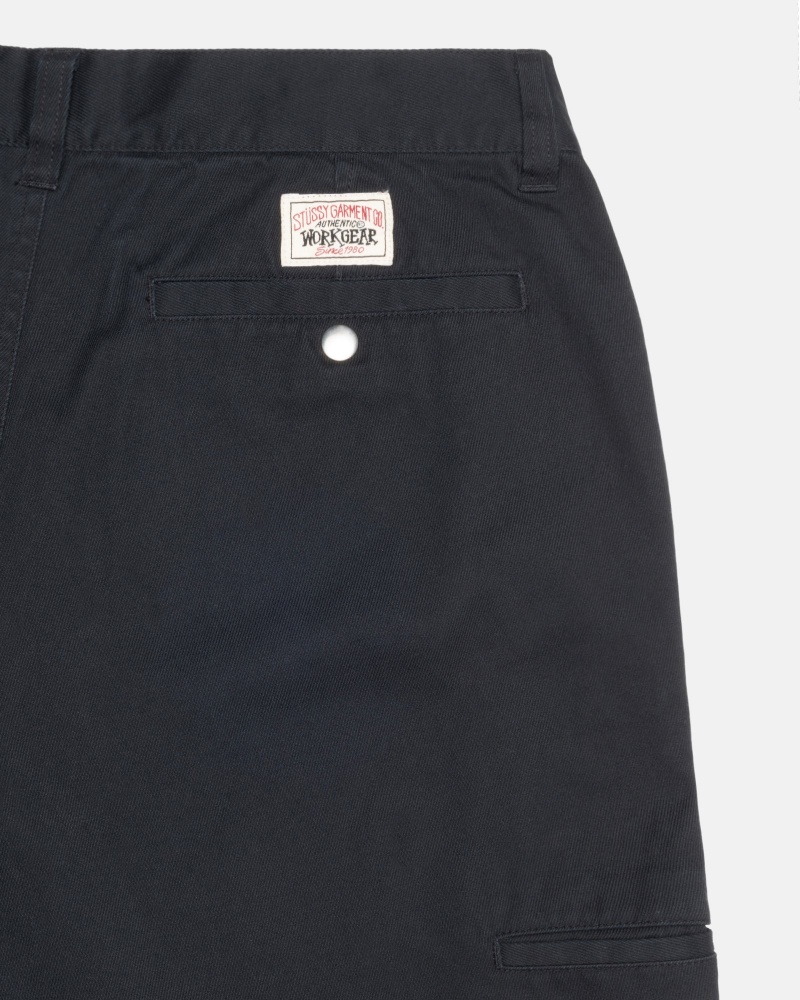 Stüssy Workgear Trouser Twill Broek Unisex Zwart | VC41-K5-FC