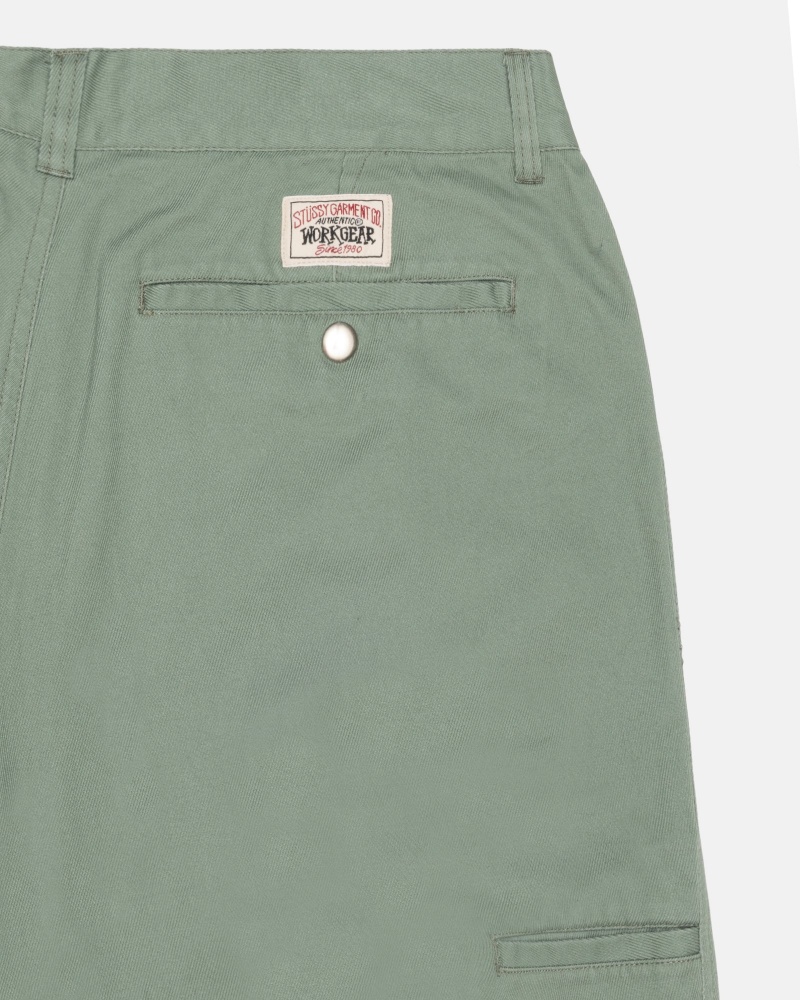 Stüssy Workgear Trouser Twill Broek Unisex Fatigue | JV60-P8-FO