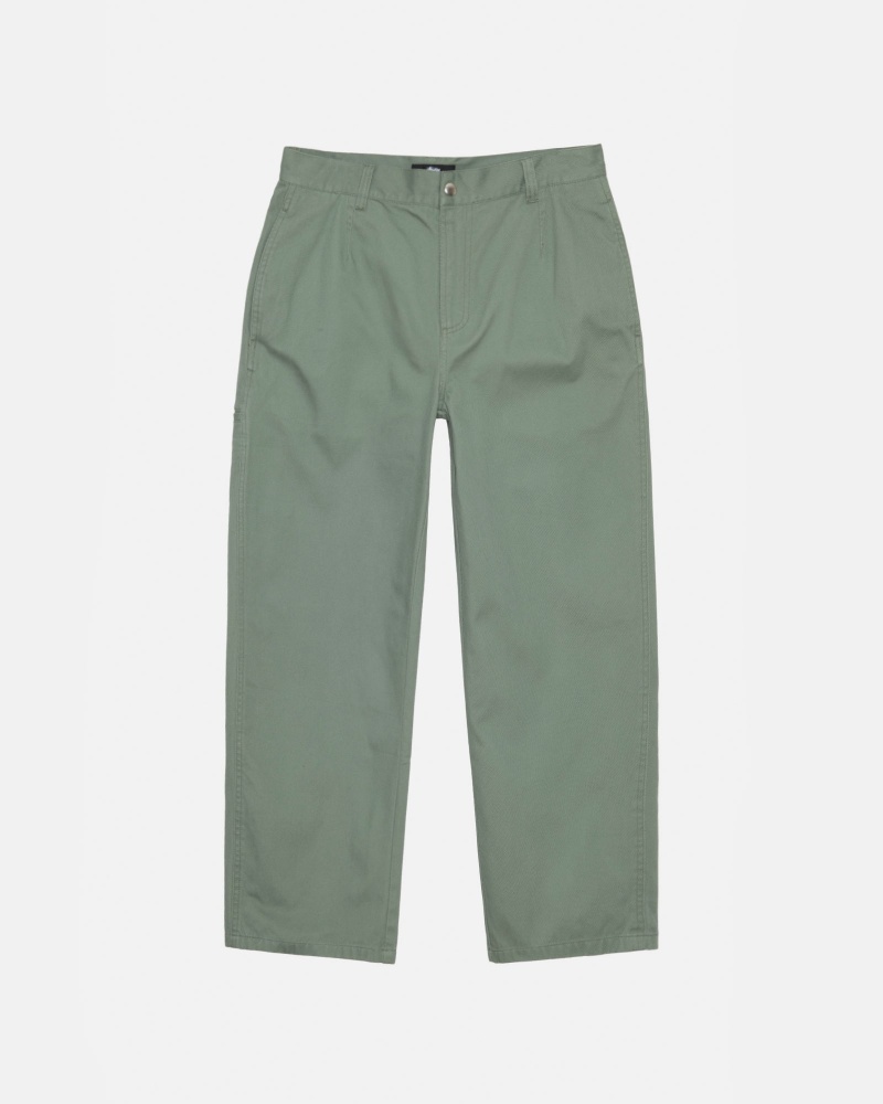 Stüssy Workgear Trouser Twill Broek Unisex Fatigue | JV60-P8-FO