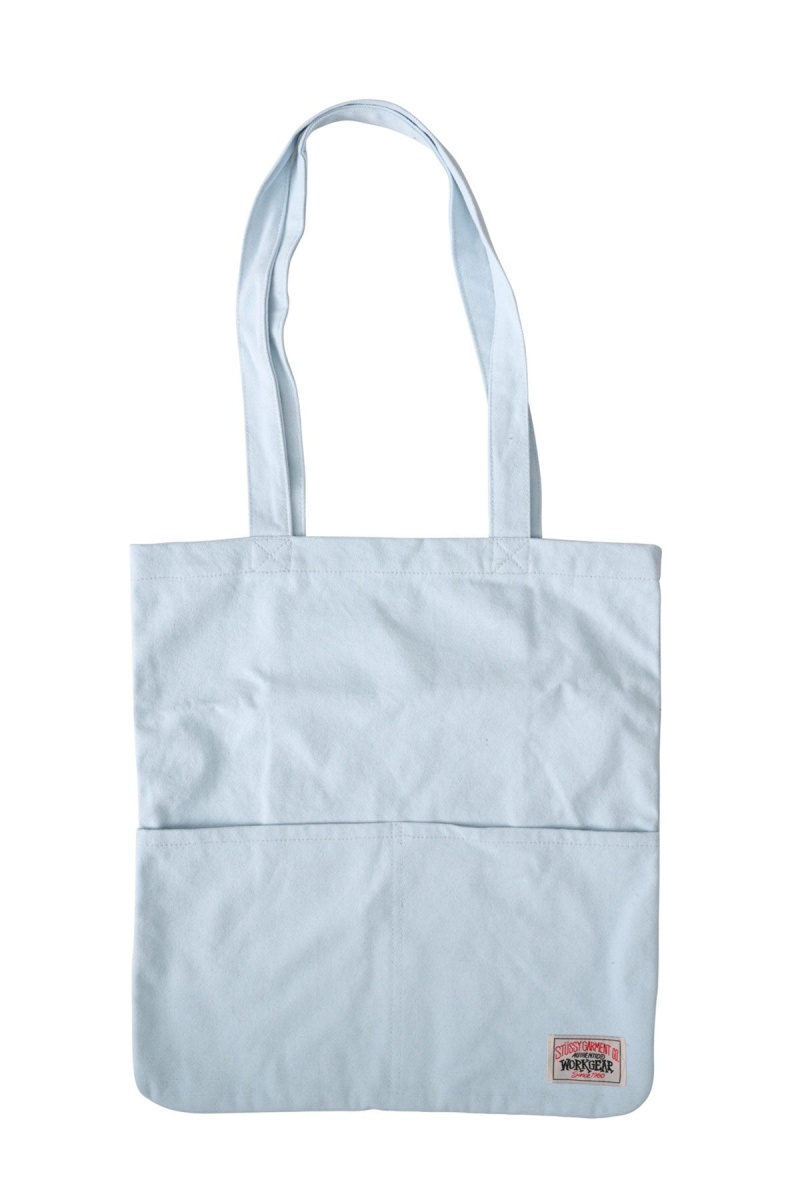 Stüssy Workwear Tote Bag Tassen & Rugzak Heren Zilver Blauw | WM95-D6-WA