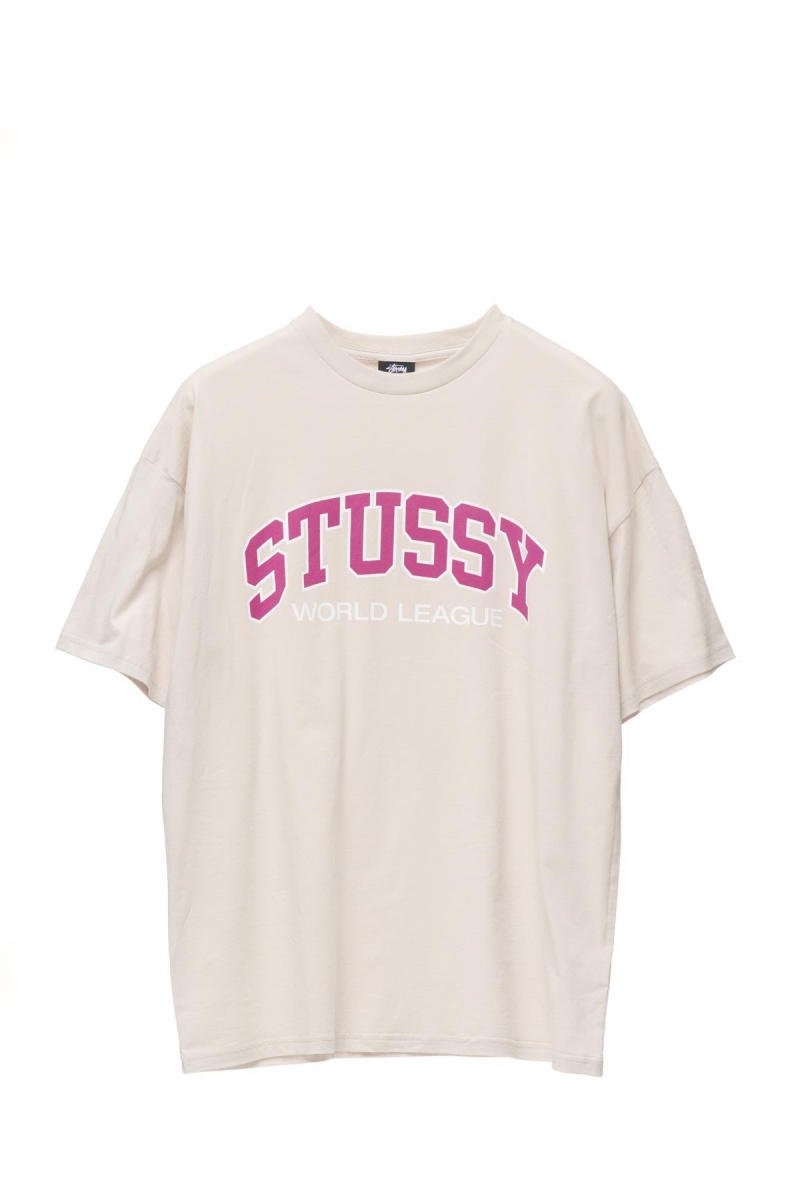 Stüssy World League Relaxed Tee Tees Dames Wit | XW00-T6-IO